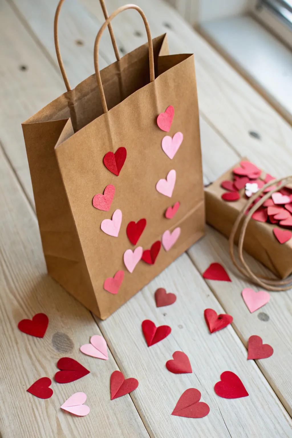 Add a touch of handmade love to your Valentine's Day with these charming paper bags. Simple, heartfelt, and beautifully crafted.