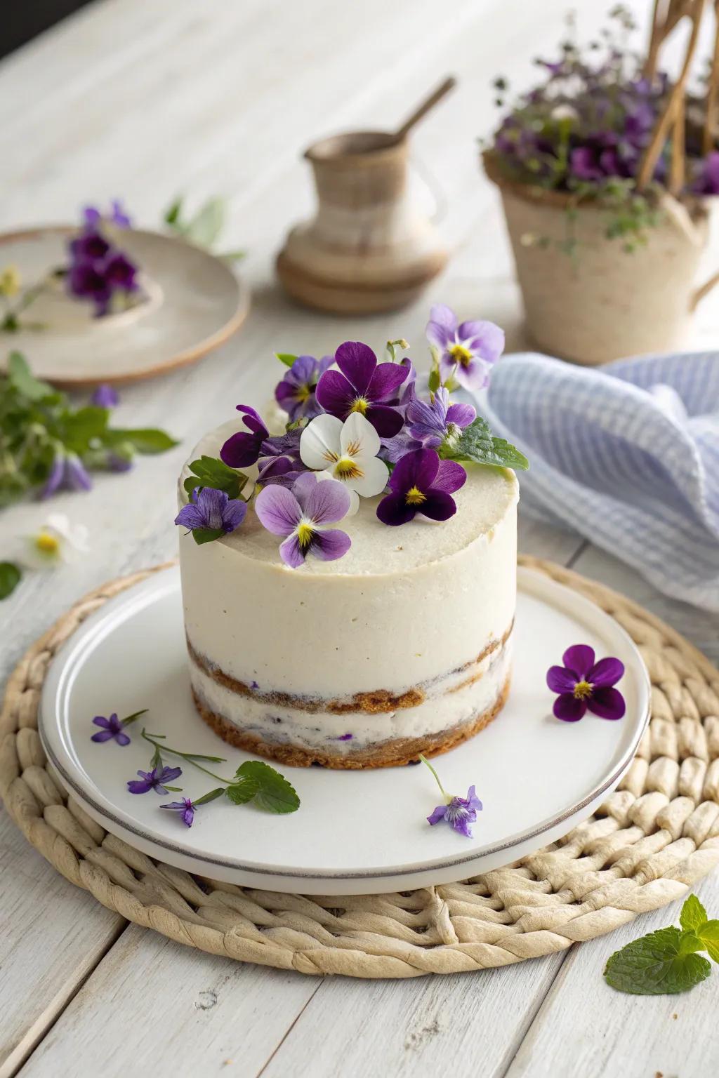 Celebrate Mother's Day with a taste of nature's elegance - a floral fantasy in every bite.