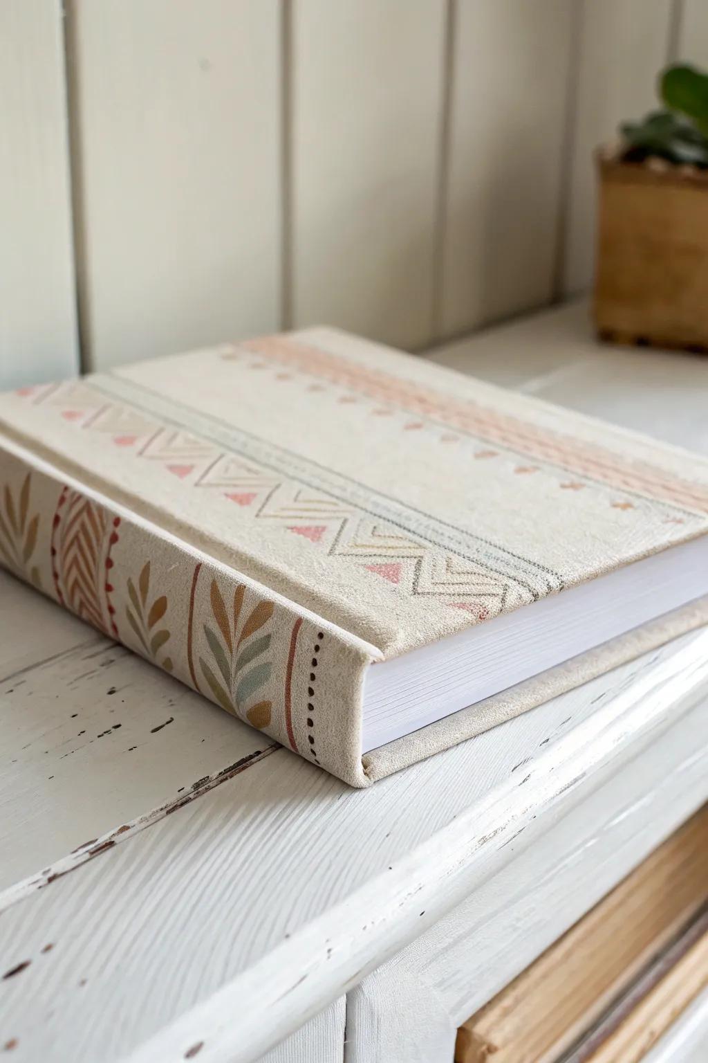 Transform your bookshelf with handmade elegance: DIY decorative book covers that blend simplicity and artistic flair.