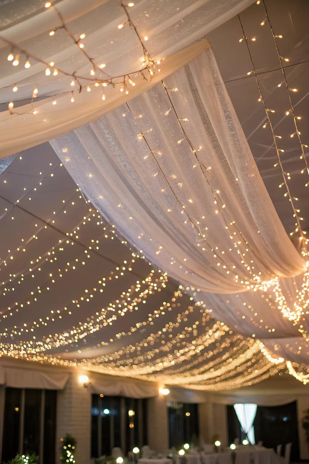 Fairy lights add a magical twinkle to your party.