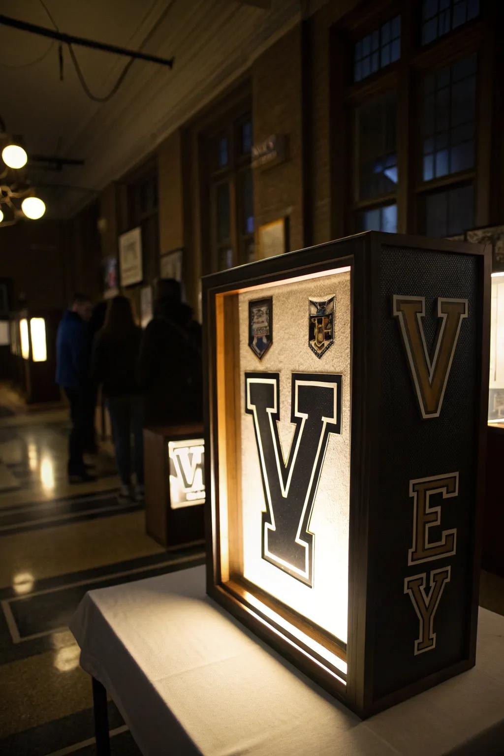 Adding drama and focus with LED lighting.