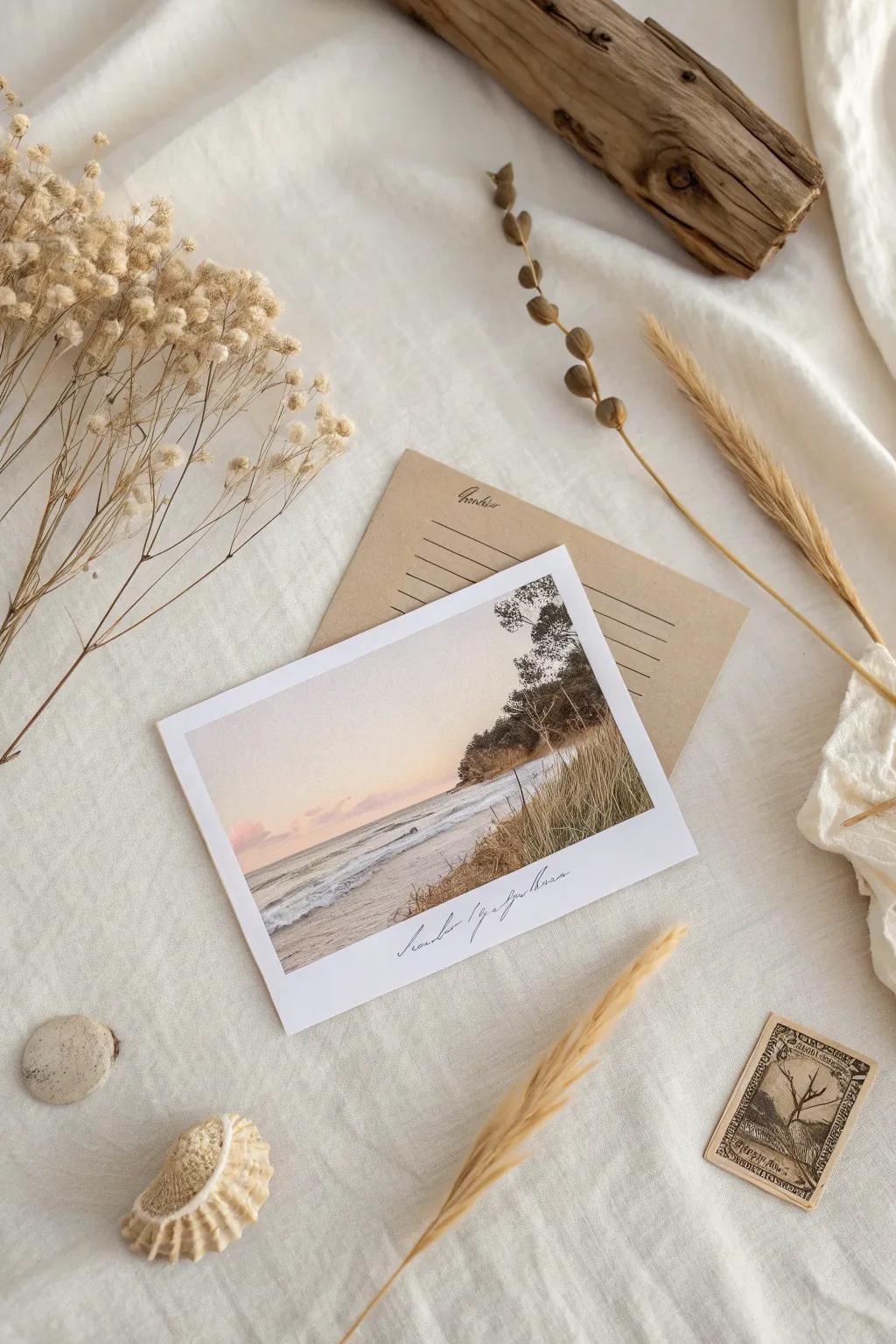 Capture memories with elegance: A minimalist scrapbook page that tells your unique story.