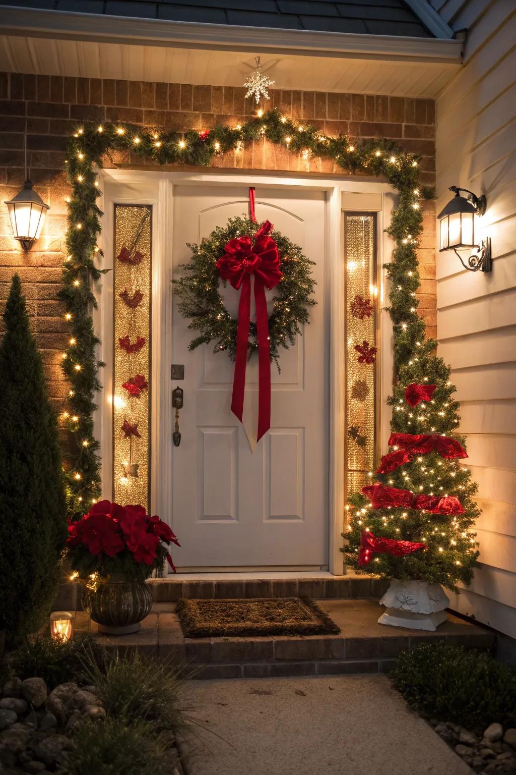 Deck the doors with creativity and festive spirit.