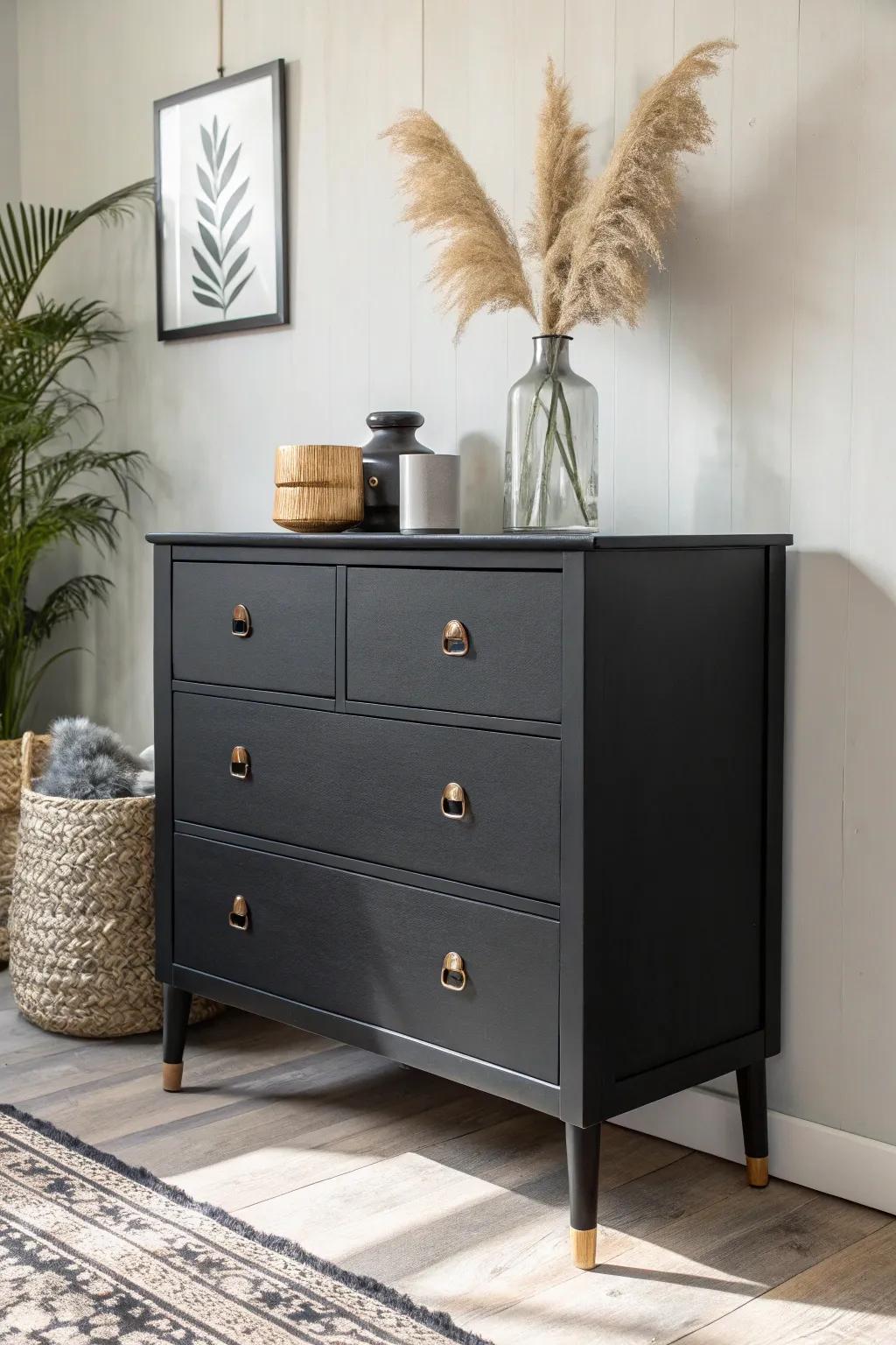 Transform your space with bold black elegance â where minimalism meets boho charm.