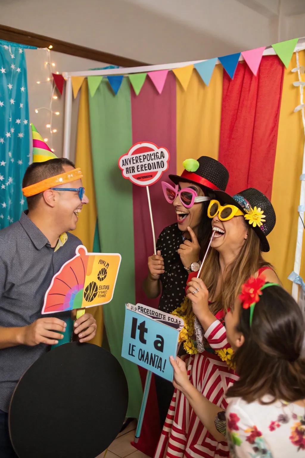 Capture memories with a fun DIY photo booth.