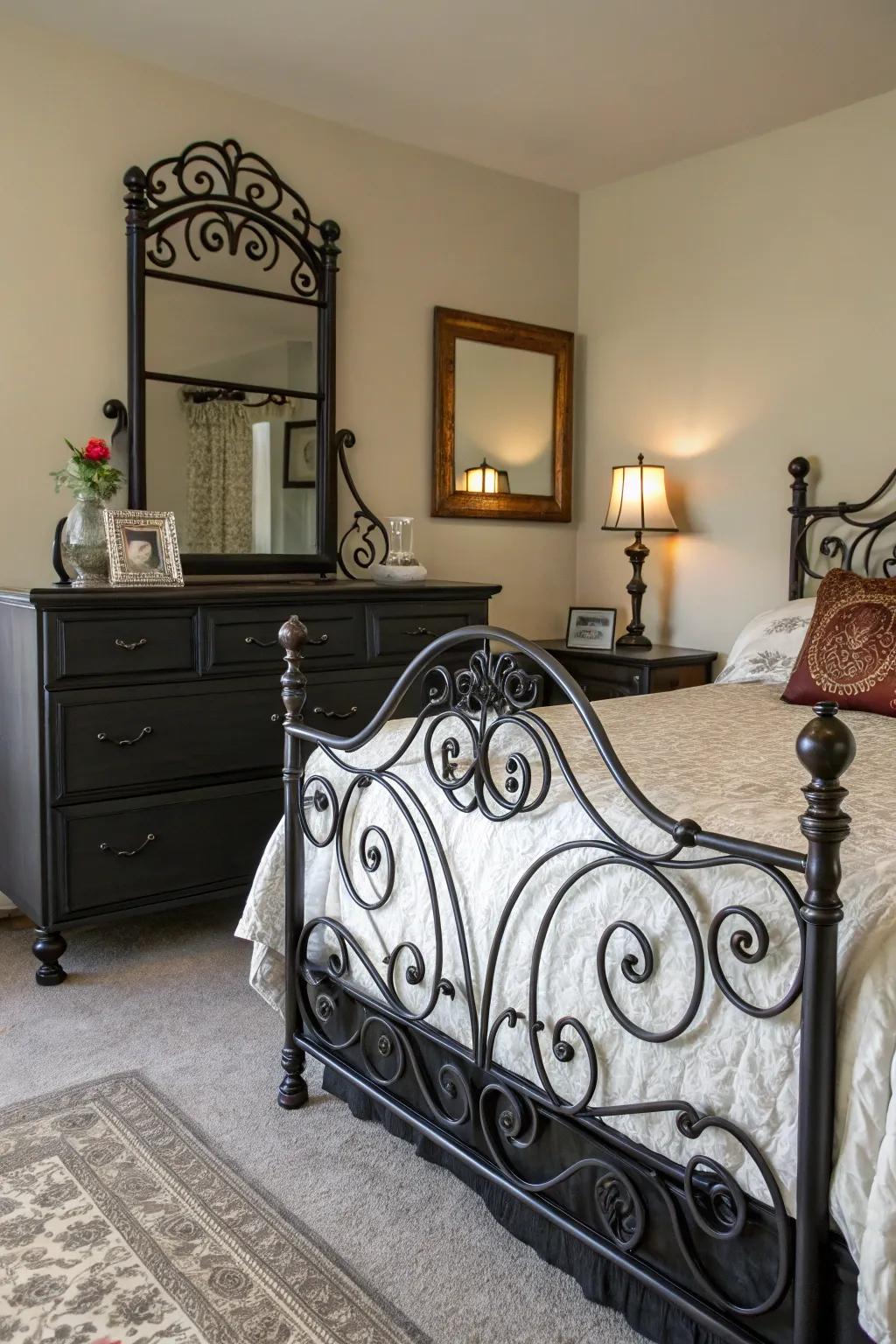 Vintage elements add character and a timeless quality to the décor.