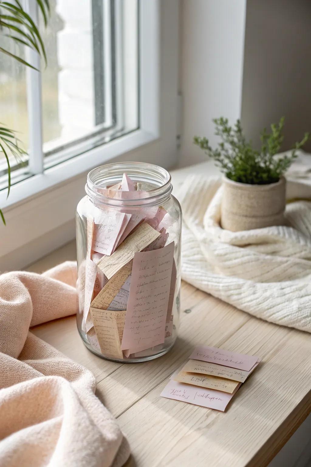Capture joy in a jar with heartfelt surprise messages from loved ones. ð¿â¨